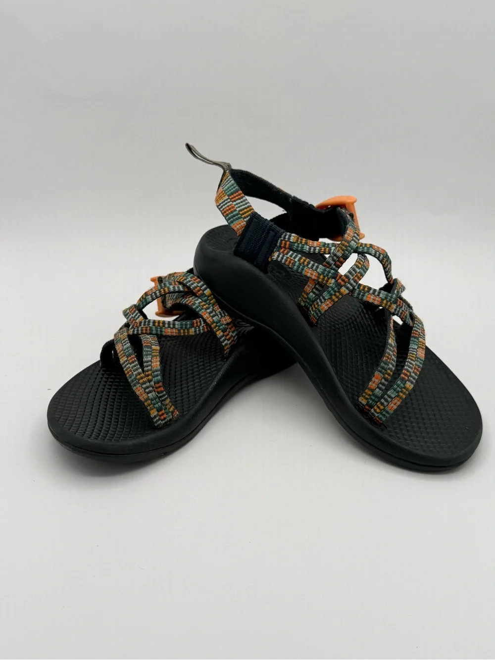 Chaco Kids ZX/1 EcoTread Slingback Sport Outdoor Sandals Navy Multicolor Size 1
